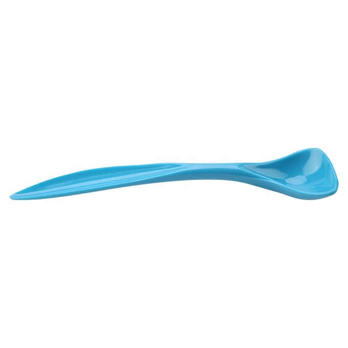 Cuillère à long manche pour animaux de compagnie Chien Chat Boîte de nourriture Écope d'alimentation blue