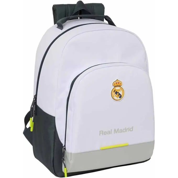 Schoolrugzak Real Madrid C.F. Wit 32 x 42 x 15 cm