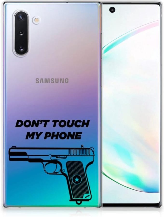 Samsung Galaxy Note 10 Silicone-hoesje Pistol DTMP