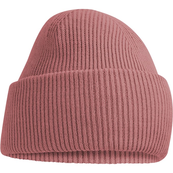 Beechfield Klassieke, diep gebreide muts (Rose)