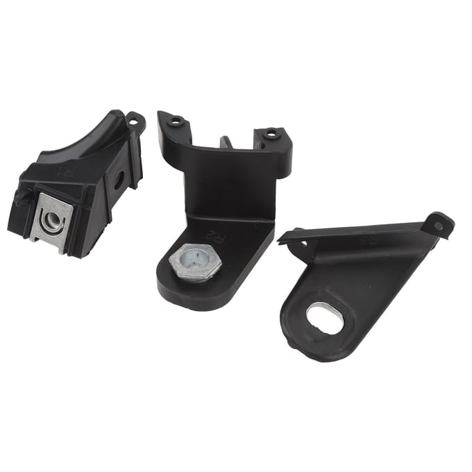 9 STUKS Auto Koplamp Beugel Reparatieset Waterdicht Metalen Koplamp Montage Oog Reparatieset voor 500 2007 tot 2015 black