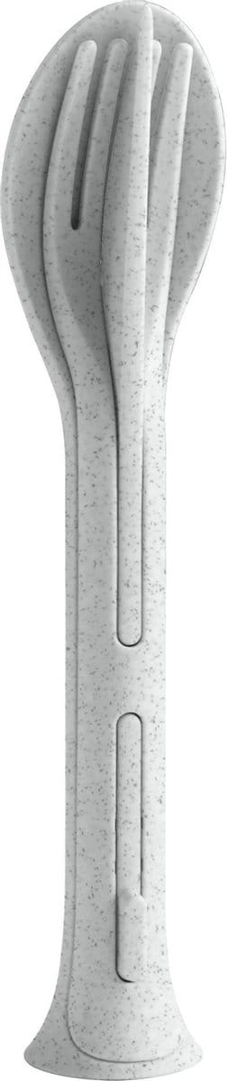 Koziol Bestekset Klikk Pocket 17 Cm Thermoplast Grijs 3-delig