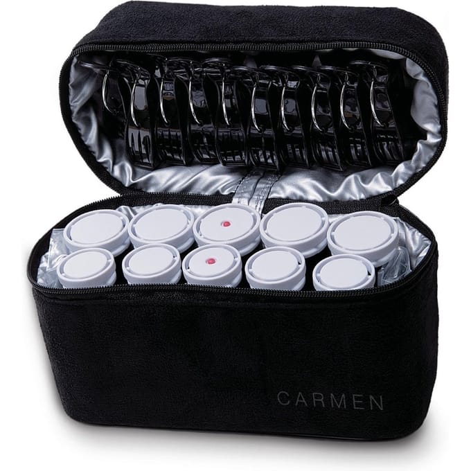 Carmen C2010 - Reis krulset - 10 rollers - Inclusief reisetui - Dual Voltage
