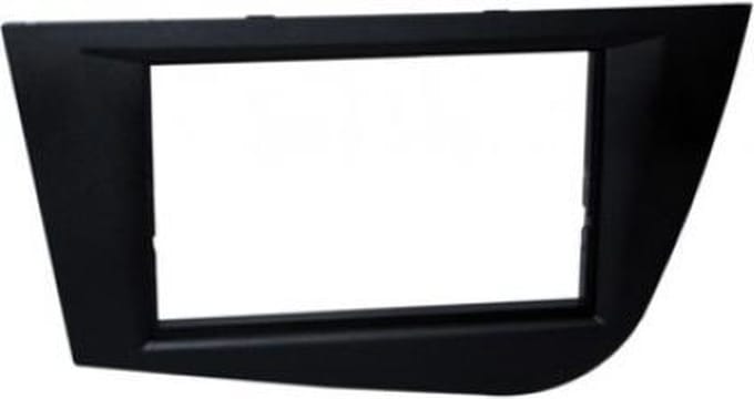 2-DIN frame ECO Seat Leon 05> zwart