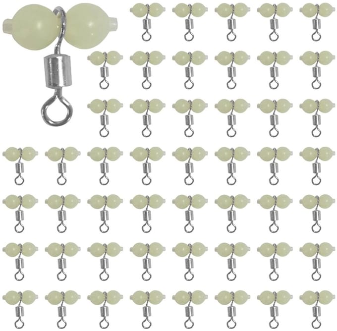 Dailygoods - Set van 50 Lichtgevende Viswartels met Kalebasvorm