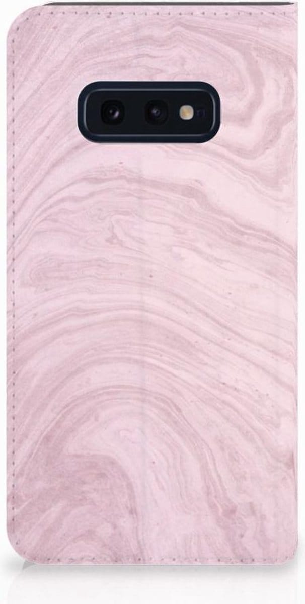 Samsung Galaxy S10e Standcase Marble Pink - Origineel Cadeau Vriendin