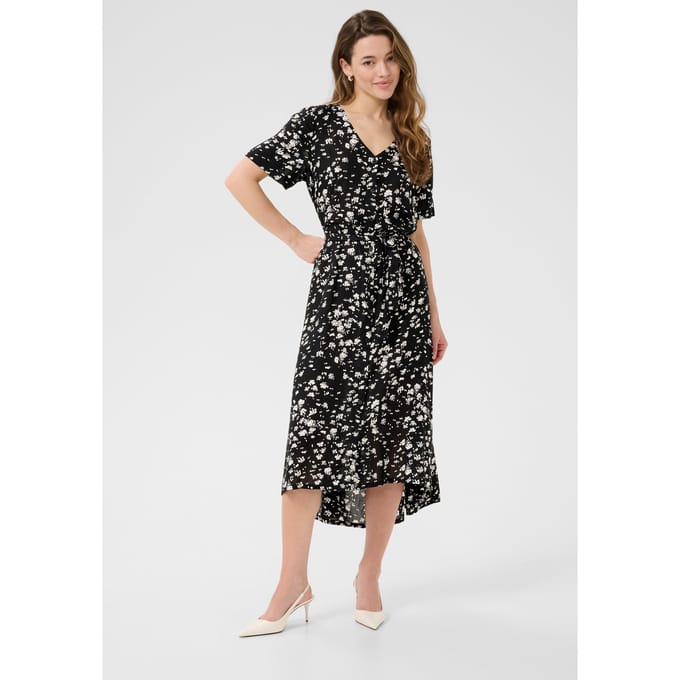 Jurk KAbeathe A-shape black white