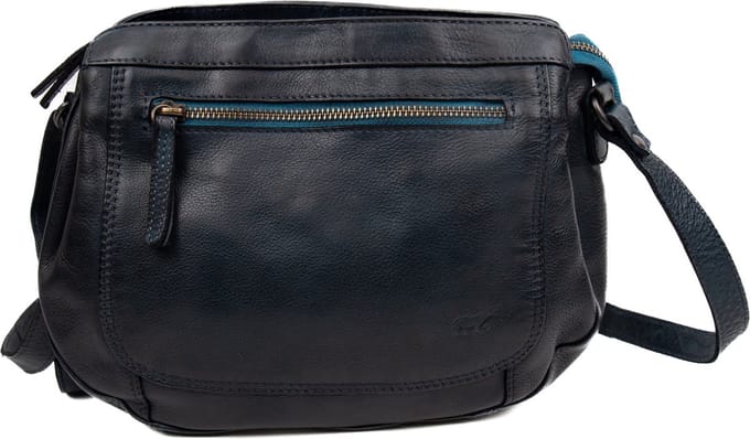 Bear Design Miley Crossbodytas Kleine Dames - Leer - Blauw