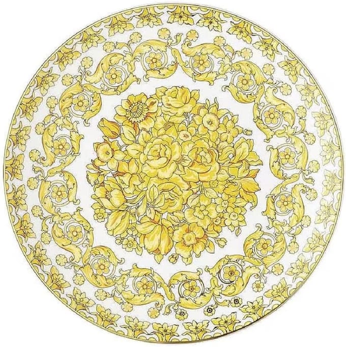 Dessertbord Fruit - Bord Klein - Taart Serveren - Vaatwasserbestendig - 21cm Diameter - Wit