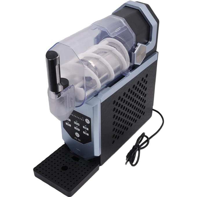 Kleine Slushie Maker voor Thuis Bevroren Drank Slush en Soft Serve Machine Geen IJs Nodig 5 Voorgeprogrammeerde Modi Zelfreinigend gray