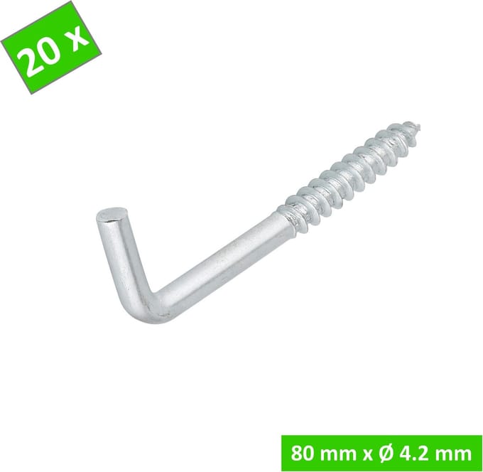 TQ4U Schroefduim - 80 mm - Ø 4,2 mm - Verzinkt - 20 stuks
