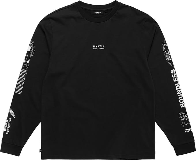 Mystic Tactic Crew Trui - 240026 - Black - M - Women