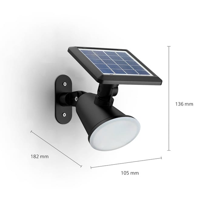 Philips LED-zonne-wandlamp Jivix, set van 2