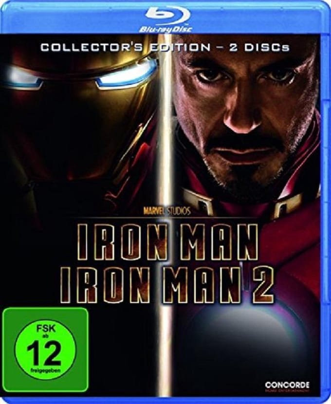 Blu Ray - Iron Man + Iron man 2 Collectors edition