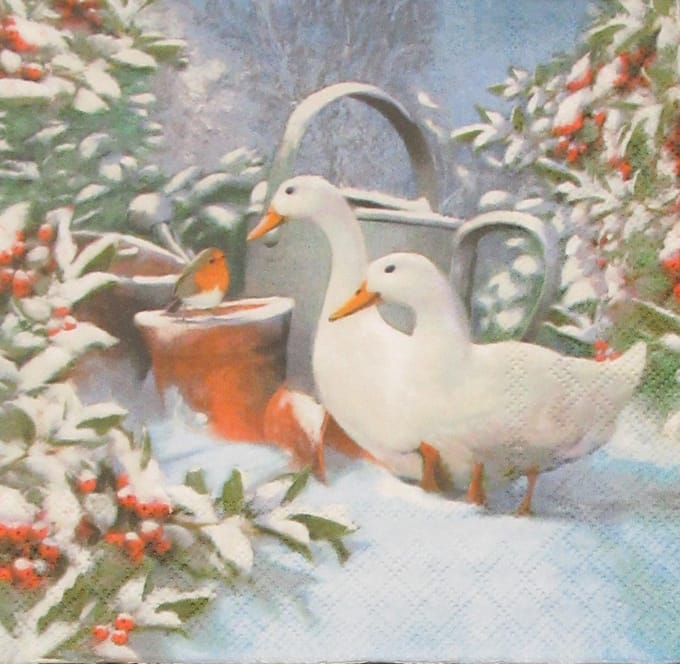 Servetten Goose 33 x 33 cm