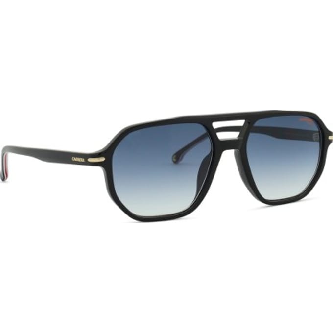 Carrera CARRERA 341/S BLACK GOLD/DARK BLUE SHADED 54/17/145 Herrenbrillen Zonnebrillen