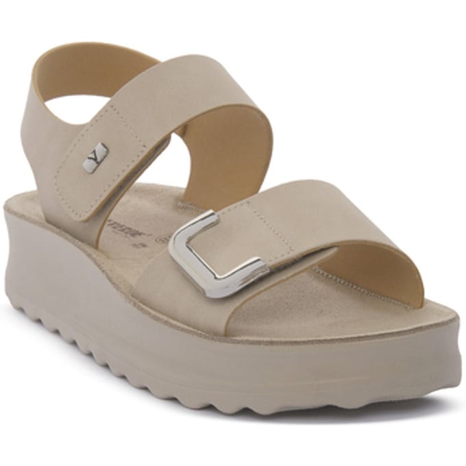 Sandalen met sleehak Valleverde BEIGE