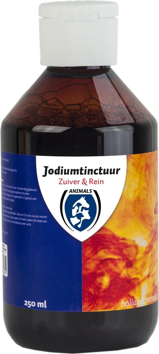 H.A.C. Jodiumtinctuur 1% pvp (10 mg per ml) & 70% Alcohol