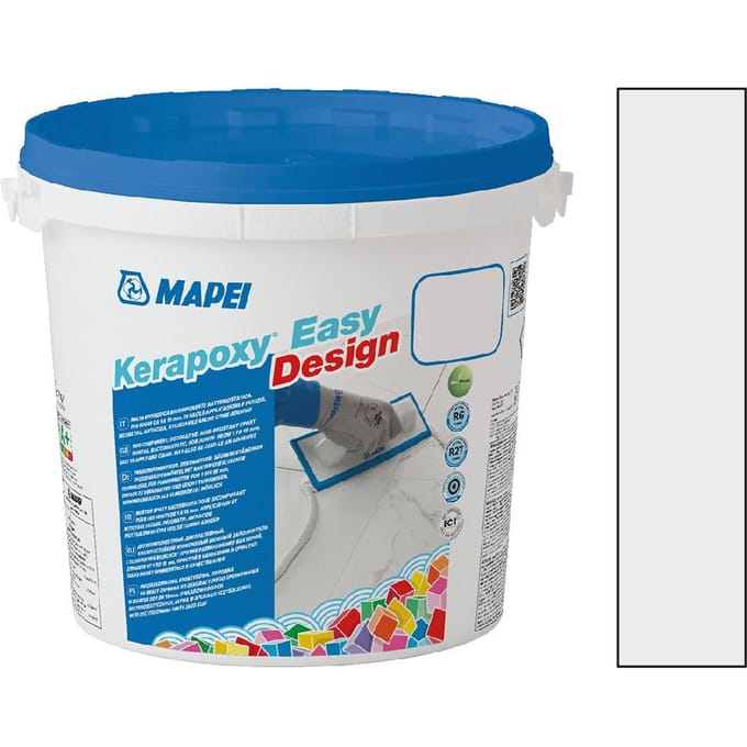 MAPEI Kerapoxy Easy Design Voegmortel - Voor Keramische Tegels & Natuursteen - Kleur 111 Silver Grey - 3 kg