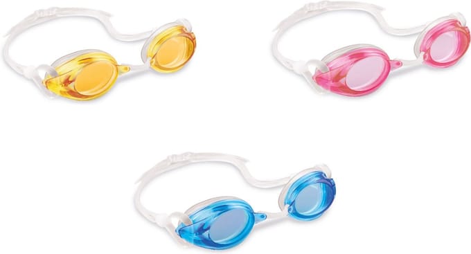 Intex Zwembril Sport Relay Goggles Siliconen Junior Rood