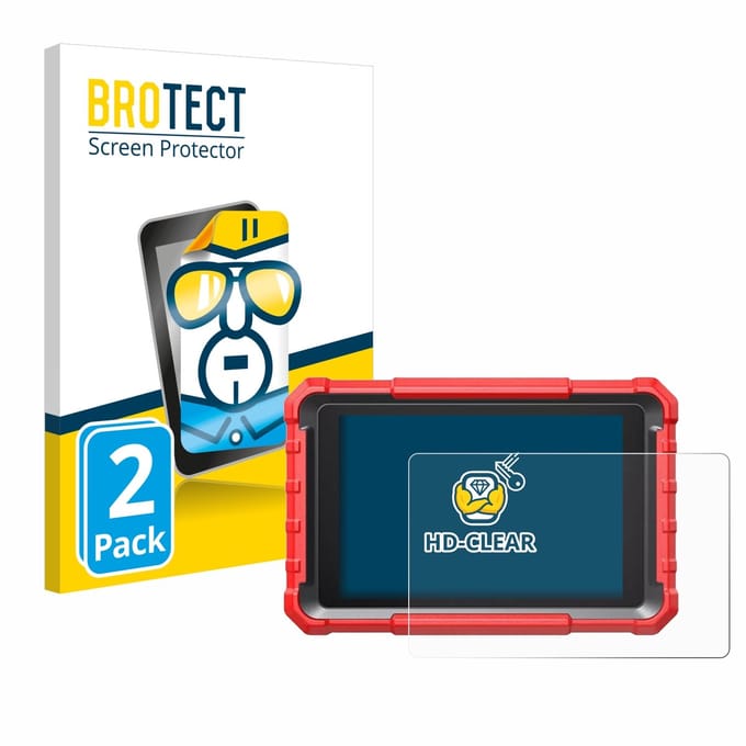 BROTECT - Screenprotector voor Launch X-431 PROS Elite Pro 5 - Folie Beschermfolie transparant 2 Stuks