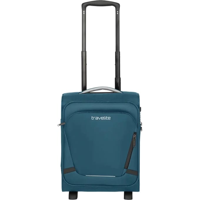 Travelite Jetpack Easy 2 Cabin 21 liter - Petrol – Underseater trolley – Van polyester – Handbagage koffers, koffers en reiskoffers