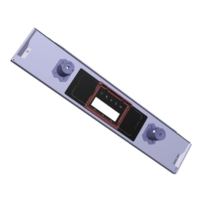 AEG controlepaneel, inox 140252975010
