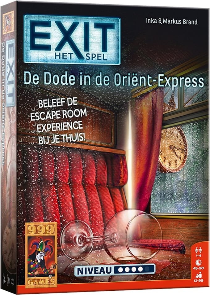 999 Games - EXIT - De dode in de Orient Express - Breinbreker - Escape Room Spel