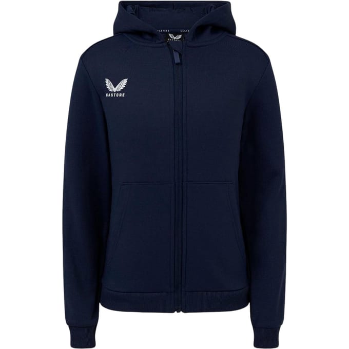 Castore Kinder/Kids Volledige Rits Hoodie (Peacoat)