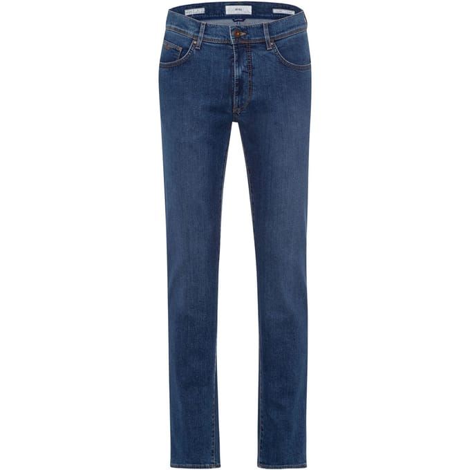 Brax Heren Jeans  Style CADIZ REGULAR BLUE USED, denim blauw regular, maat 36/32