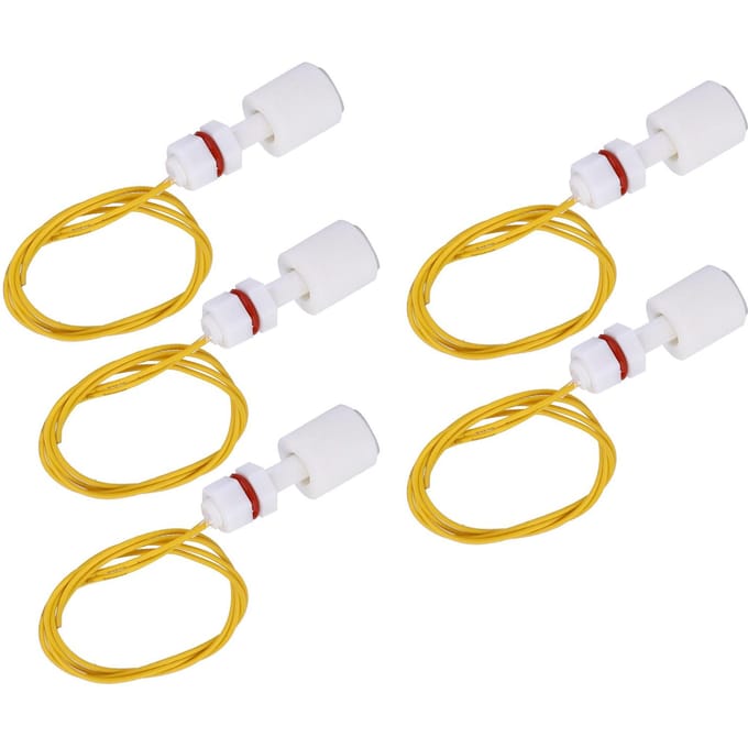 5 stuks PP Plastic Vlotterschakelaar Watertank Zwembad Vloeistofniveau Sensor Controller P3508