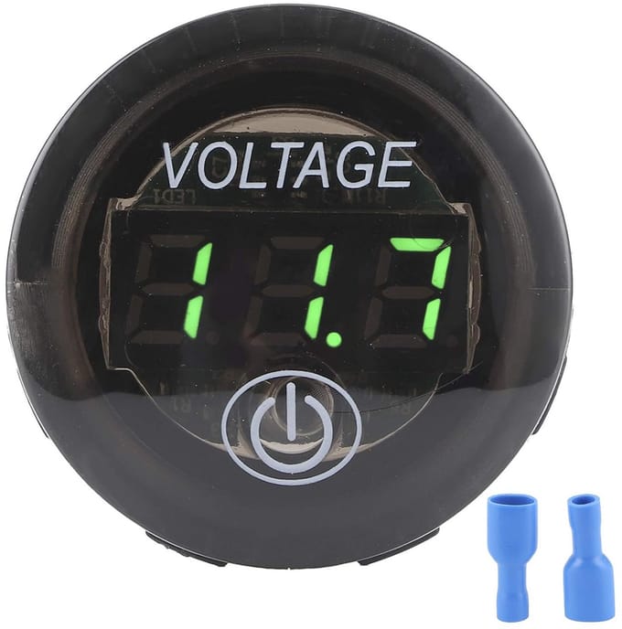 Universele Digitale DC Voltmeter Spanningsmeter met Touch Schakelaar voor Auto en Motorfiets