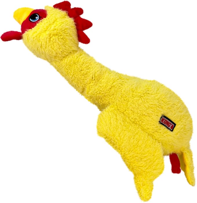 Kong Scruffs Chicken - Hondenspeelgoed - Medium/Large