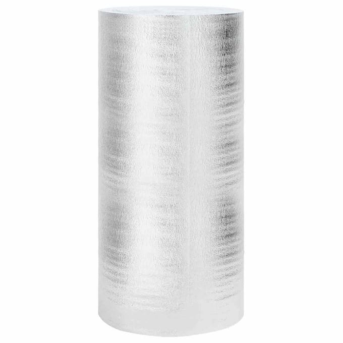 vidaXL Radiatorfolie Zilver 15 x 1 m Polyetheen