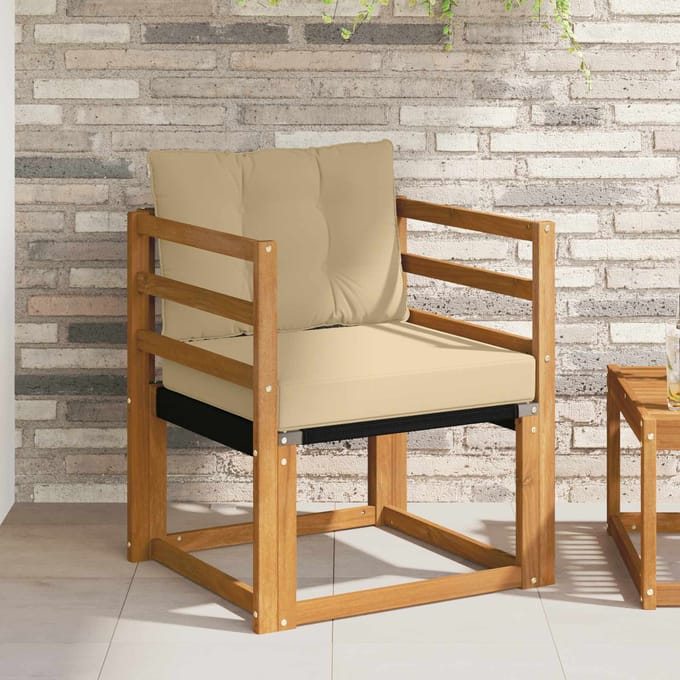 vidaXL - Buitensofa - Massief - Acacia - Hout - Naturel