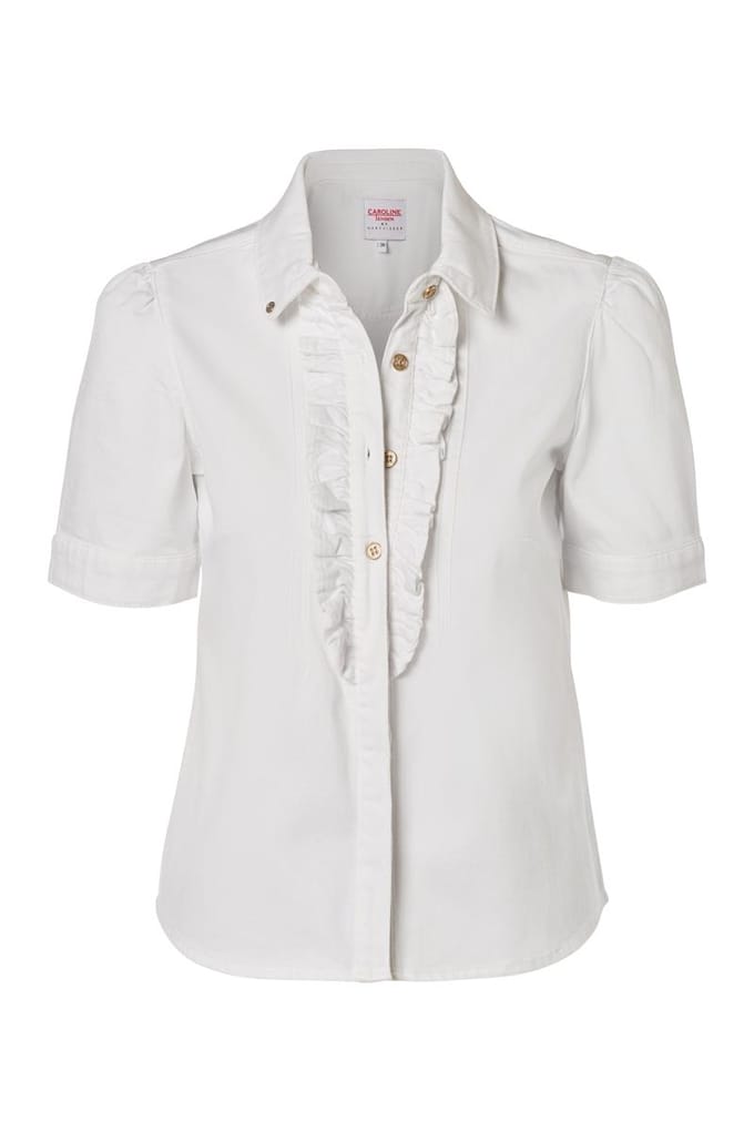 Caroline Tensen Brighton Denim Blouse Wit