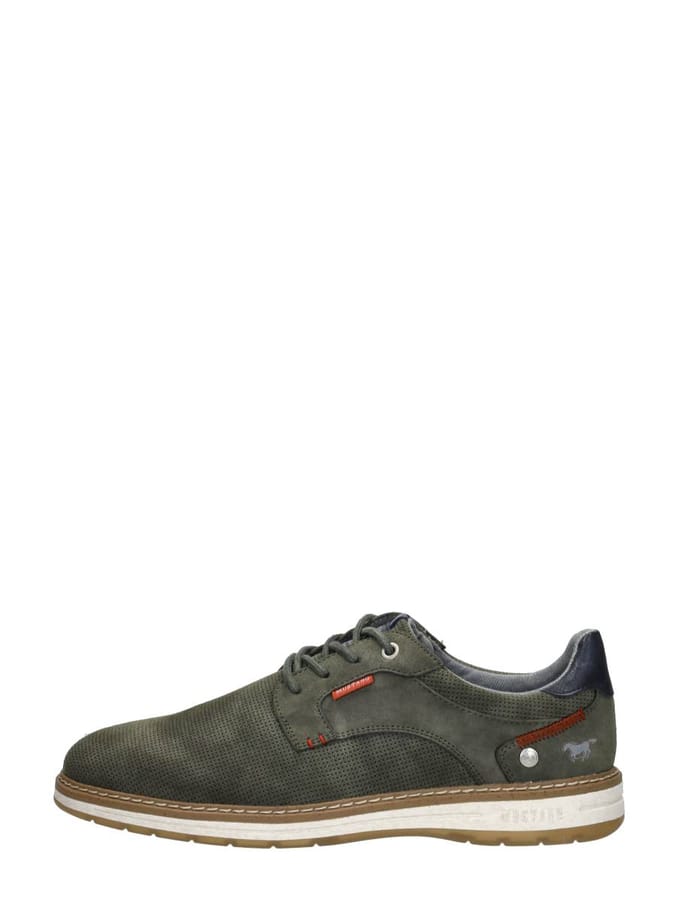 Mustang Sneaker - Mannen - Groen - Maat 46