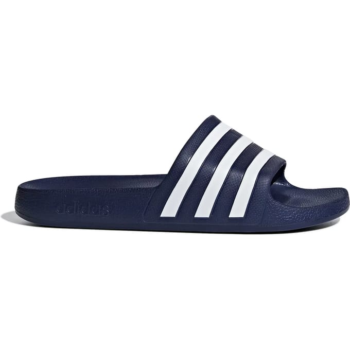 Adidas adilette Slippers en Sandalen Dames - Blauw - Maat 39 1/3 - Mesh/Synthetisch