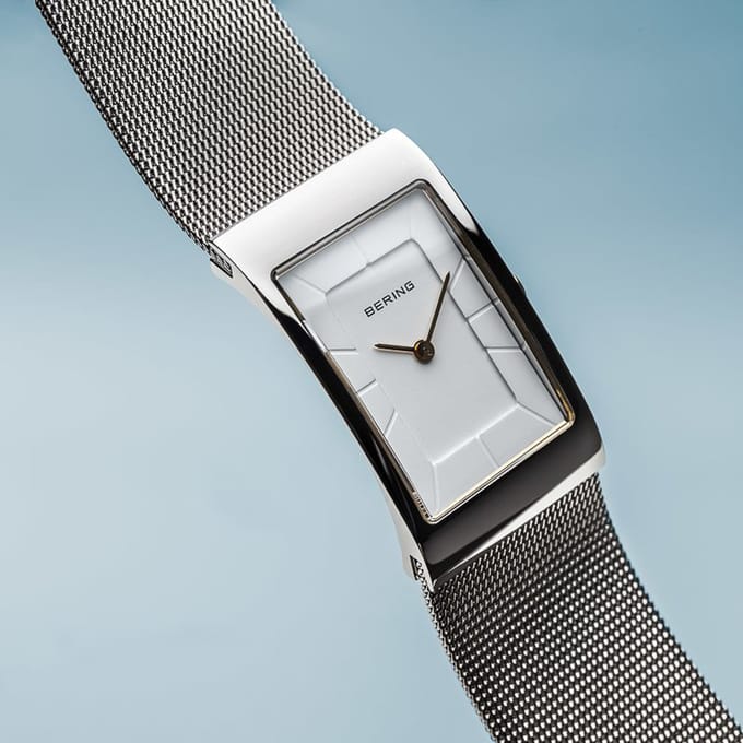 BERING 10222-010-S - Horloge - RVS - Zilverkleurig - Ø 22 mm