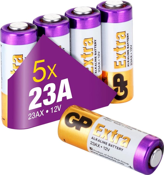 GP Extra Alkaline 23a 12v batterij - 5 stuks A23 batterij MN21 12 Volt
