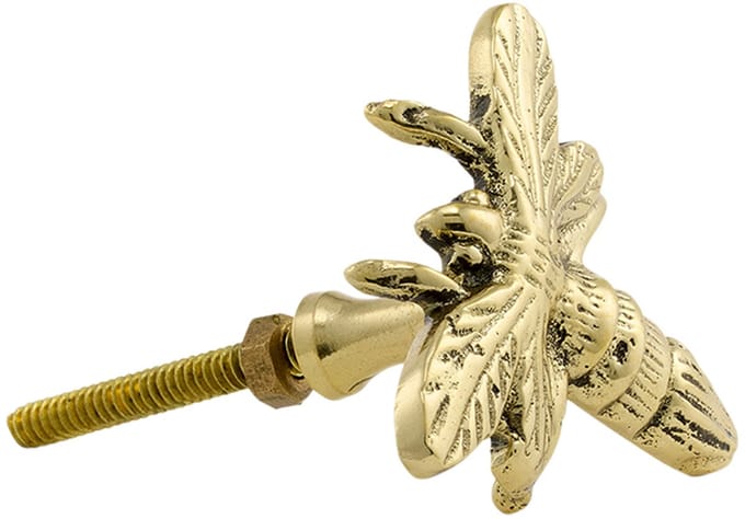Doing Goods Knop - Queen Bee - Messing