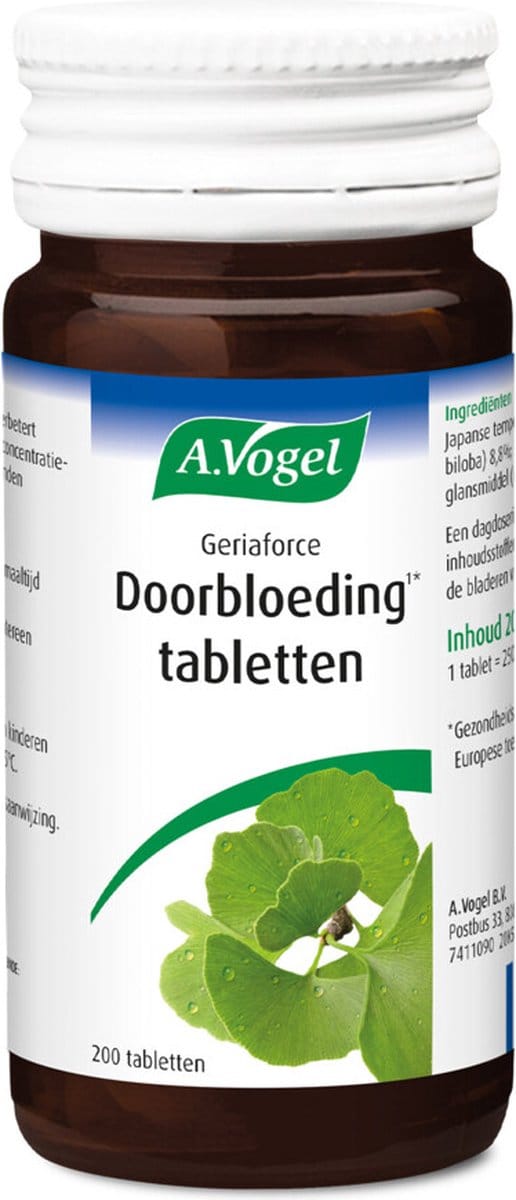 A.Vogel - Geriaforce Doorbloeding - 2 x 200 tabletten - Voordeelverpakking