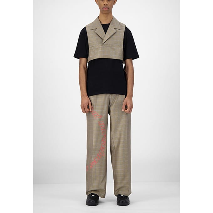Daily Paper Sand Check Kone Vest Größe: S | Gilets Outlet | Damen