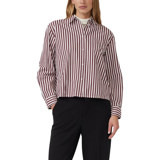s.Oliver  Blouses Burgundy Größe: 44 | Blusen Outlet | Damen | Braun