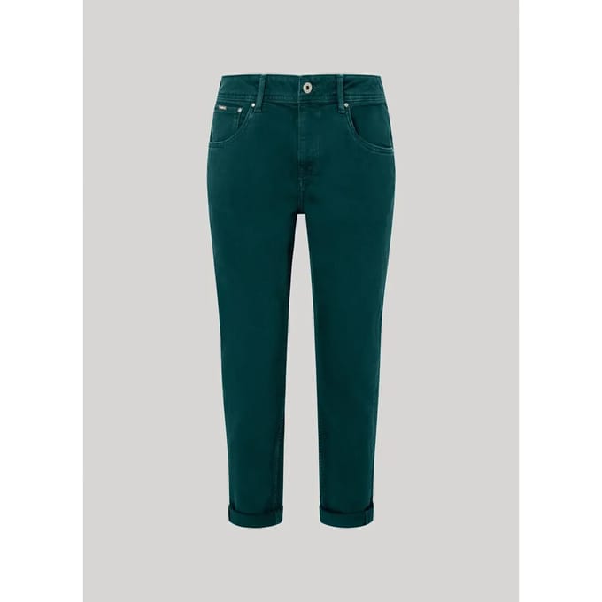 Pepe Jeans Violet Spijkerbroek Groen 24 / Regular Vrouw