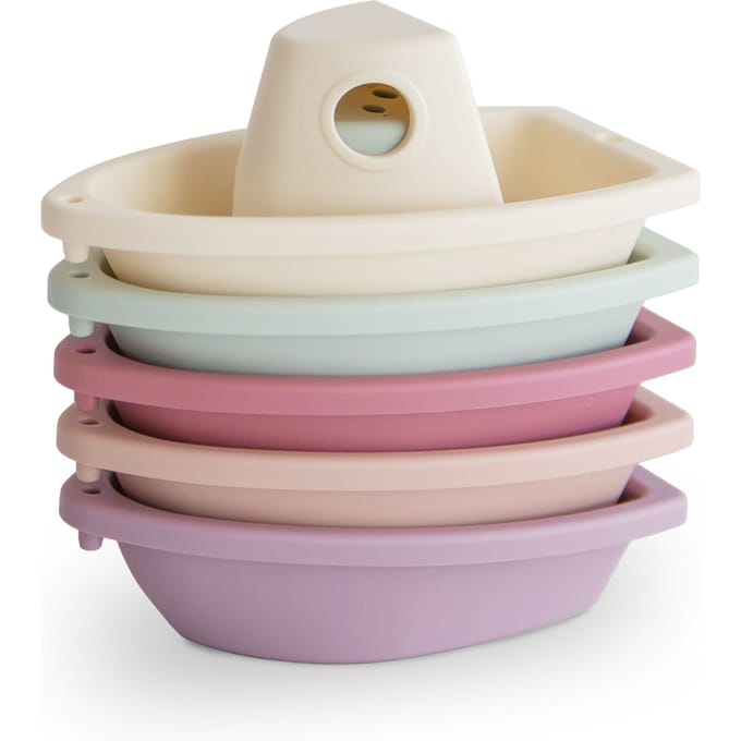 Mushie bad bootjes - set van 5 - petal