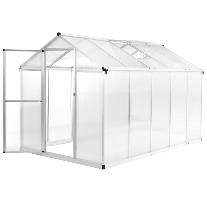 vidaXL - Tuinkas - 11,19 - m³ - 302x190x195 - cm - aluminium