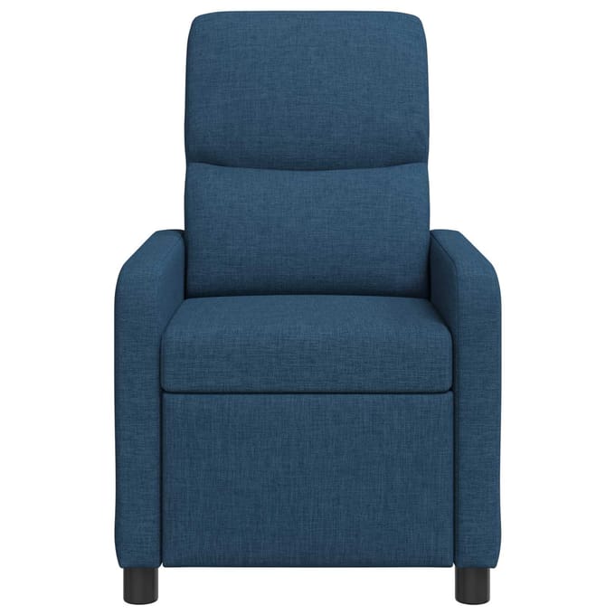 vidaXL - Recliner - Blauw - Polyester