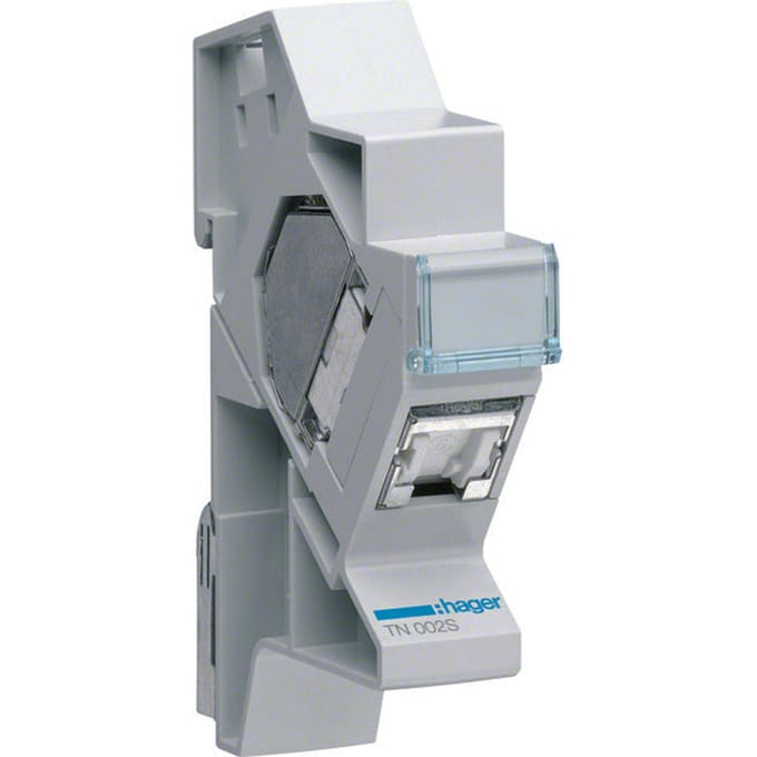 Hager STP RJ45-inbouwmodule E-Dat CAT 6 1 stuk(s)