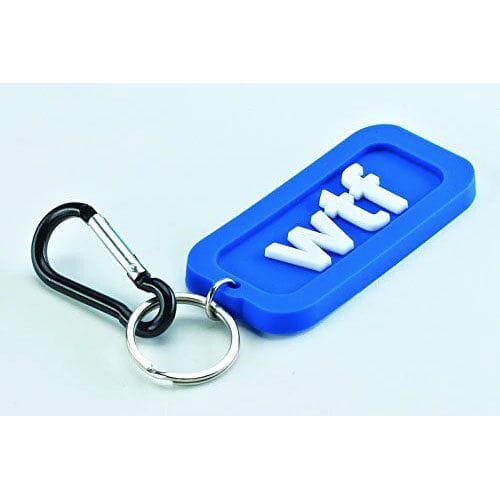 Boxer Gifts Rubberen Text Speak Rocks Sleutelhanger-WTF (Diversen) Nieuw